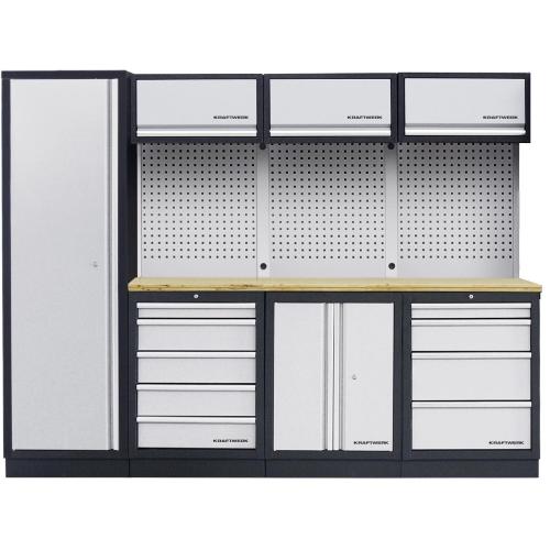 Kraftwerk Tools 3964B Mobilio da officina a 4 elementi Faggio