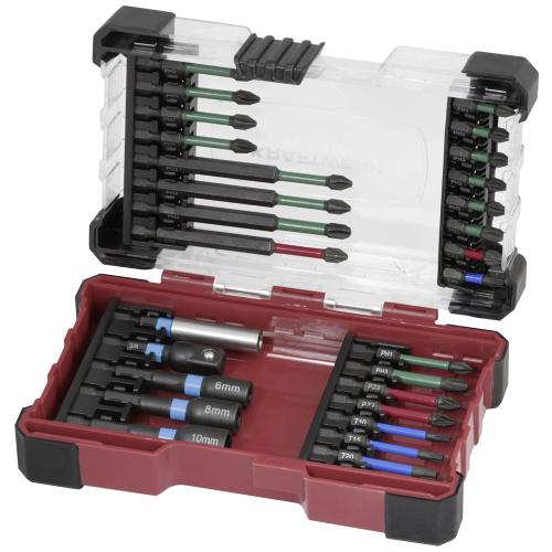 Kraftwerk Tools 306.378.004 Bit Box Profi Impact Control 1/4", 29 pezzi