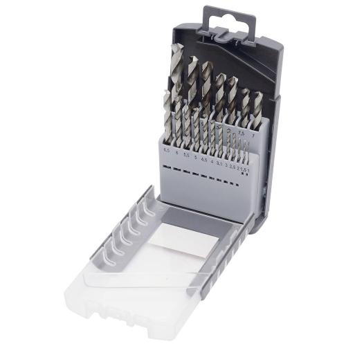 Kraftwerk Tools 11904 19pz- Set punte HSS-G 1-10/0.5 mm