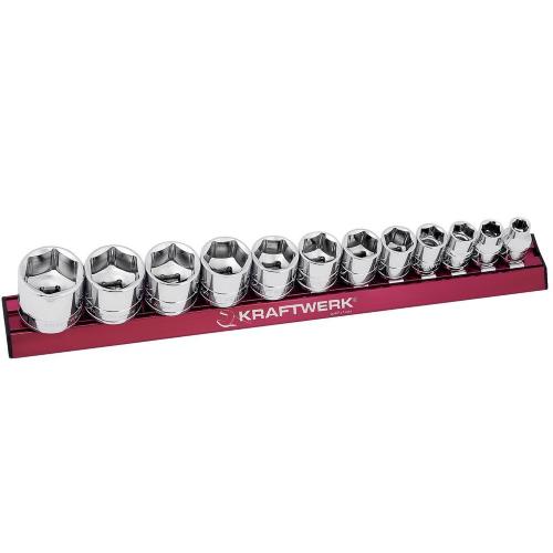 Kraftwerk Tools 200599 12pz- Set MAGALU di chiavi a bussola in pollici 3/8"
