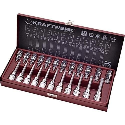 Kraftwerk Tools 2025 TX bit socket set, 1/2", 23 pcs.
