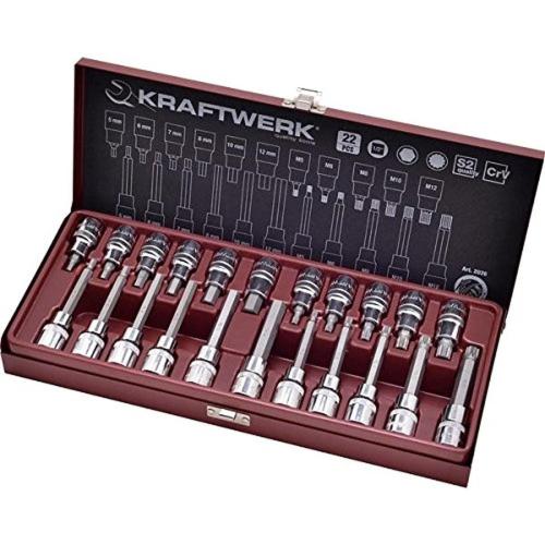 Kraftwerk Tools 2026 22-t. Set di inserti a brugola - XZN
