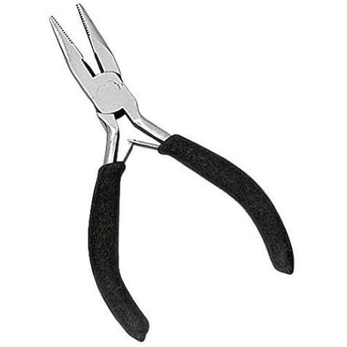 Kraftwerk Tools 2232 Pinza per elettronica, becchi mezzotondi extra-lunghi