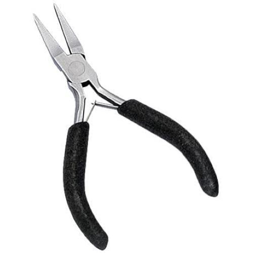 Kraftwerk Tools 2233 Pinza per elettronica, becchi piatti lunghi