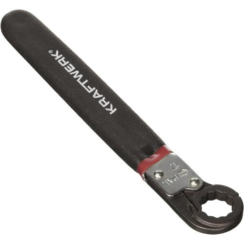 Kraftwerk Tools 2586-17 Chiave poligonale a cricchetto per raccordi 17mm