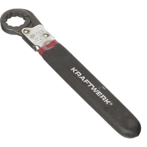 Kraftwerk Tools 2586-19 Chiave poligonale a cricchetto per raccordi 19mm