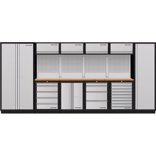 Kraftwerk Tools 3964K-H284S5H-K4 Mobilio 6 combi, anta a libro, armadio alto, faggio