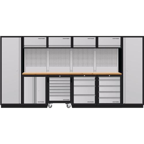 Kraftwerk Tools 3964K-HS745H-K4 Mobilio 6 combi, armadio alto 2x, carrello, faggio