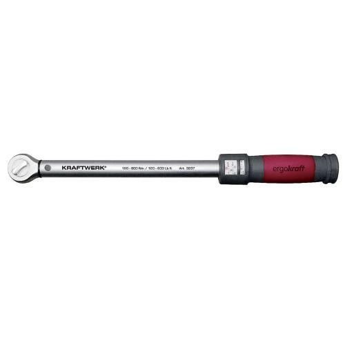 Kraftwerk Tools 3237 Chiave dinamometrica Clicker, 3/4" 160-800 Nm