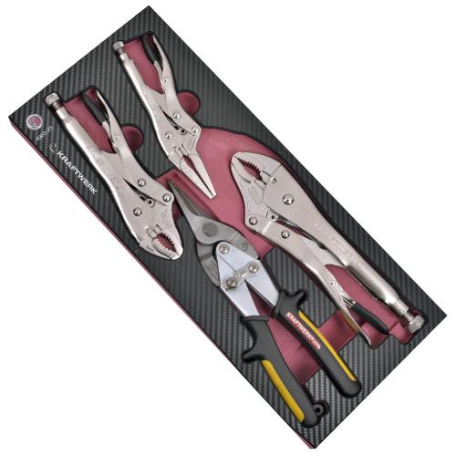 Kraftwerk Tools 4903-25 Ass. mod. EVA3 Pinze reg. 4pz.