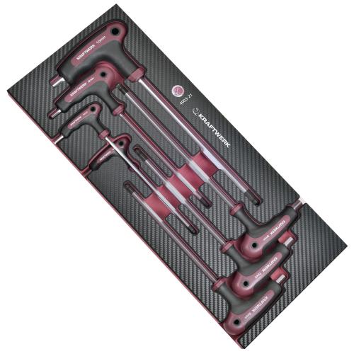 Kraftwerk Tools 4903-21 Ass. mod. EVA3 chiavi a T INBUS 7pz.