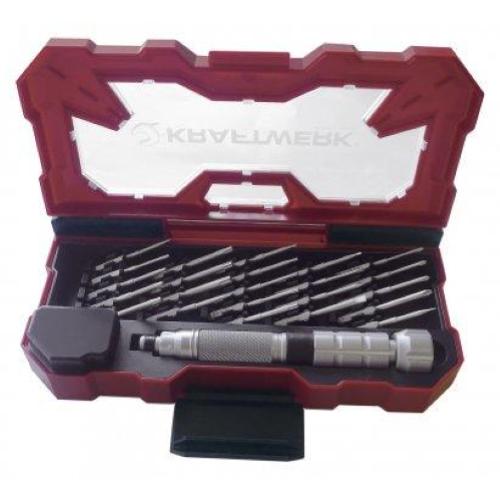 Kraftwerk Tools 3181 24pz - Set universale inserti e portainserti di precisione