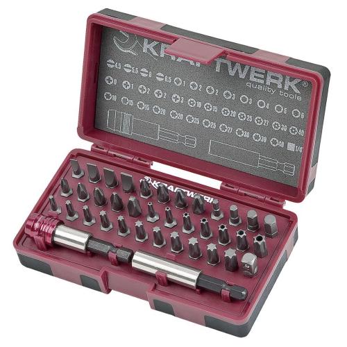Kraftwerk Tools 3795 38pz- Box con inserti TX+PH + portainserti Q.R.