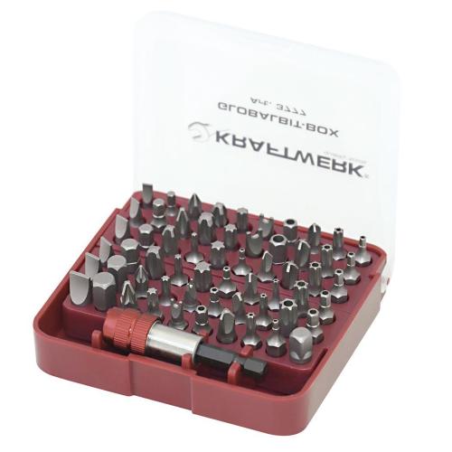 Kraftwerk Tools 3777 61pz- GLOBAL-BIT box da 1/4"