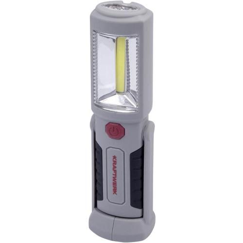 Kraftwerk Tools 32069 Lampada COB-LED ricaricabile 2W+3 LED