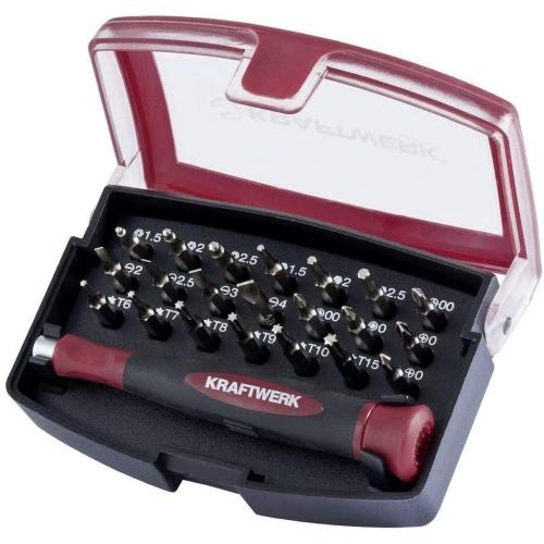 Kraftwerk Tools 3180 22pz- Set universale inserti/portainserti di precisione