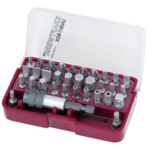Kraftwerk Tools 3789 33pz- UNIBIT box 1/4'' con portainserti Q.R.