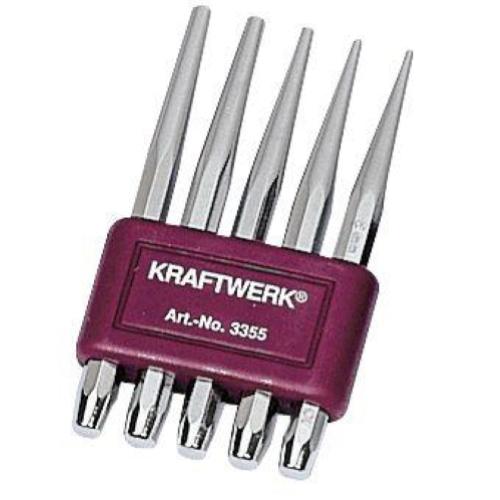 Kraftwerk Tools 3355 5pz- Set punzoni