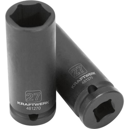 Kraftwerk Tools 481270 3/4'' Chiave a bussola tipo lungo a macchina 27 mm