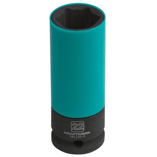 Kraftwerk Tools 381220-0 Chi. a buss. tipo lungo a macc. prof. 1/2'' 22 mm con protez
