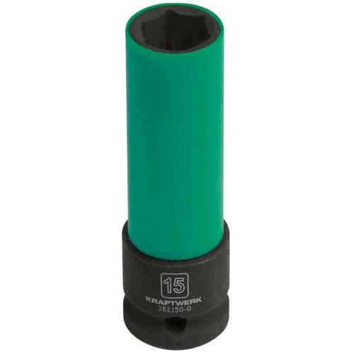 Kraftwerk Tools 381150-0 Chi. a buss. tipo lungo a macc. prof. 1/2'' 15 mm con protez