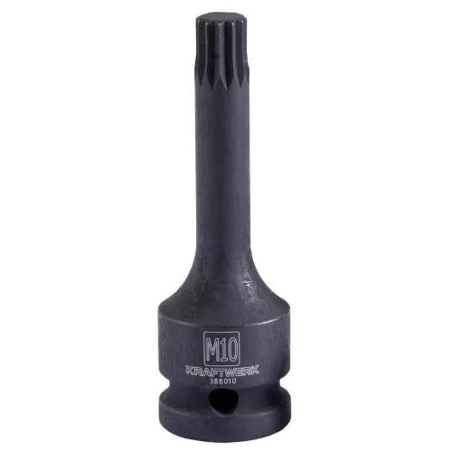 Kraftwerk Tools 388010 1/2" Chiave a bussola a macchina giravite XZN M10
