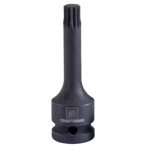 Kraftwerk Tools 388009 1/2" Chiave a bussola a macchina giravite XZN M9