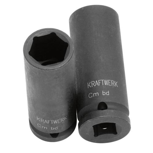 Kraftwerk Tools 381230 Chiave a bussola tipo lungo a macchina 1/2'' 23 mm