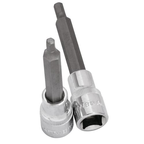 Kraftwerk Tools 336005 1/2'' Chiave a bussola a giravite esagonale 5 mm, 100 mm