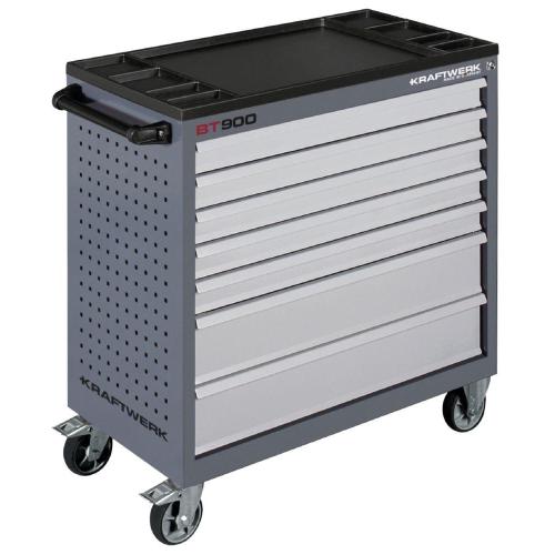 Kraftwerk Tools 101.217.100 Carrello da officina BT900 80/40 7 cassetti