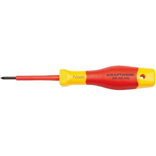 Kraftwerk Tools 305.320.000 Giravite isolato VDE Pozidriv PZ 0