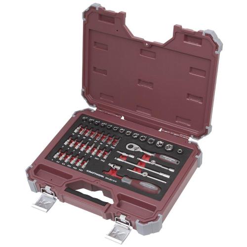 Kraftwerk Tools 204.201.014 Set di chiavi a bussola, 1/4", 44 pz.