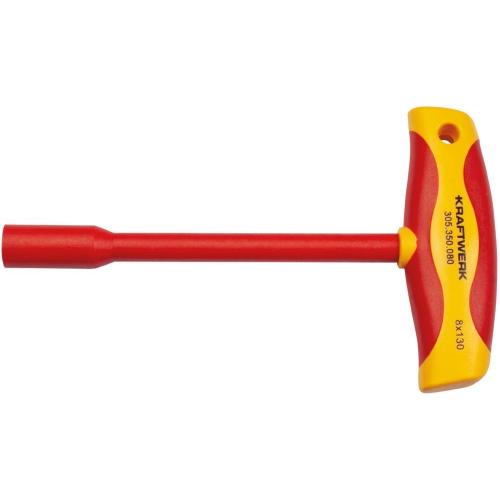 Kraftwerk Tools 305.350.080 Chiave esagonale a T VDE, 8 mm