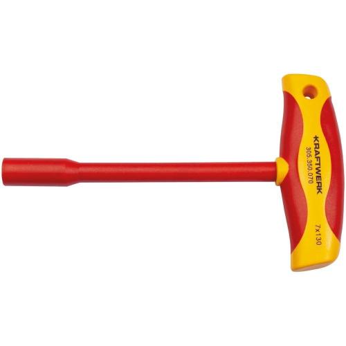 Kraftwerk Tools 305.350.070 Chiave esagonale a T VDE, 7 mm