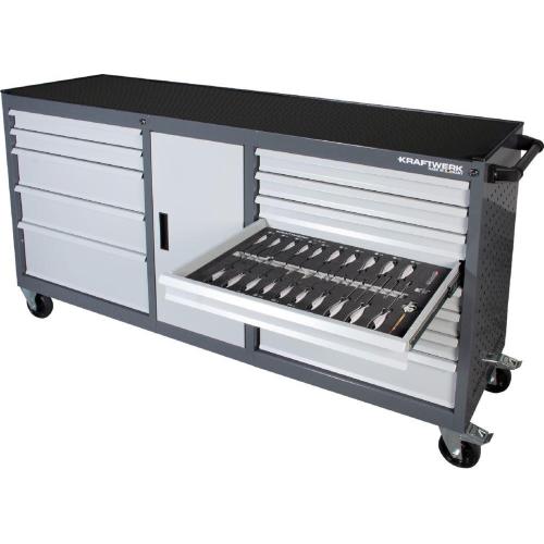Kraftwerk Tools 101.401.001 BT LINE carrello BT1800 equipaggiato con 395-pz.