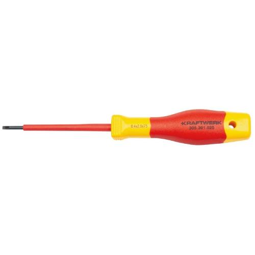 Kraftwerk Tools 305.301.025 Giravite isolato VDE, intaglio 2.5 mm