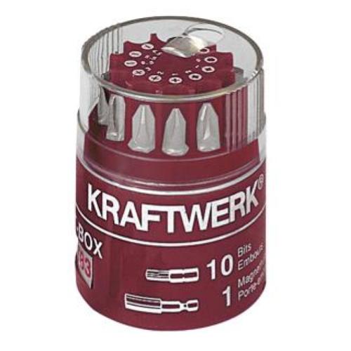 Kraftwerk Tools 2783 11pz- 1/4'' Box inserti TX+PZ+PH+EX