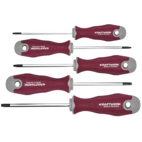Kraftwerk Tools 105.402.003 Set di giraviti TX 5-pz