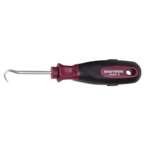 Kraftwerk Tools 4322-4 Punta di precisione ad uncino con impugnatura ErgoKraft