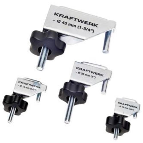 Kraftwerk Tools 31122 Set di 4 morsetti per tubi