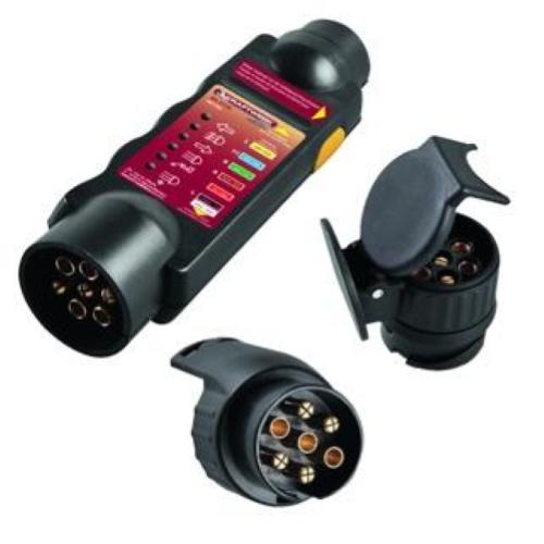 Kraftwerk Tools 31133 Tester per presa rimorchio 7/13 poli