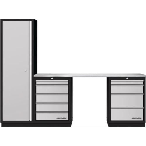 Kraftwerk Tools 3964K-H504IX Mobilio 3 combi, mobile alto,inox