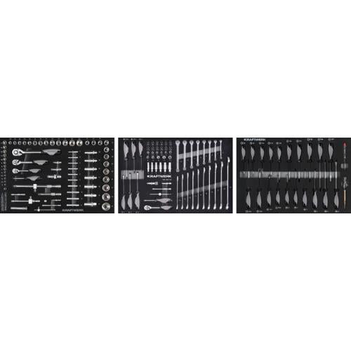 Kraftwerk Tools 105.103.002 Assortimento di utensili EVA, 154 pz.