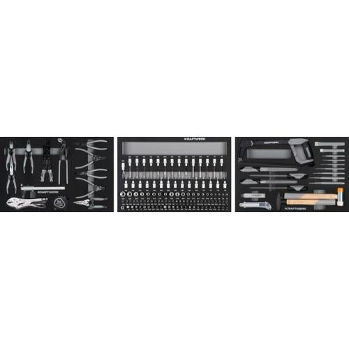 Kraftwerk Tools 105.103.003 Assortimento di utensili EVA, 147 pz.