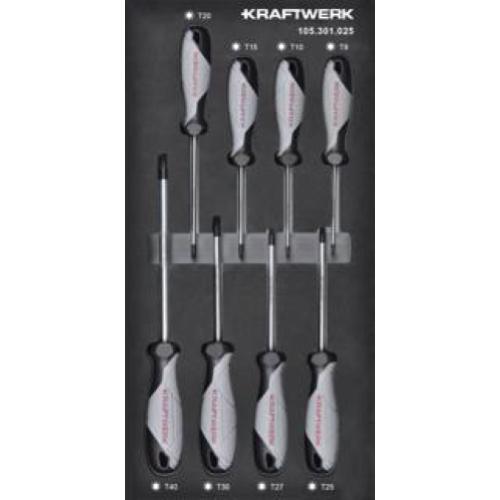 Kraftwerk Tools 105.301.025 Giraviti TX 8-pz. Inserto 20x40