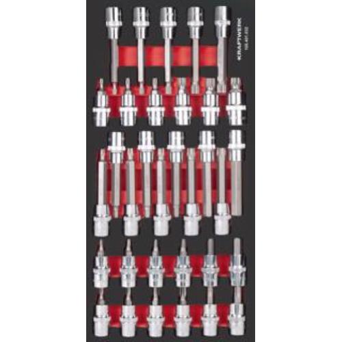 Kraftwerk Tools 105.401.032 PRO LINE EVA3 Set di chiavi a bussola da 1/2" 20x40 33 pz.