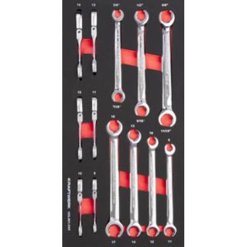 Kraftwerk Tools 105.401.045 PRO LINE EVA3 Chiave combinata aperta 20x40 13 pz.