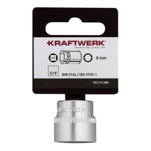 Kraftwerk Tools 303.213.080 BASIC LINE Chiave a bussola 3/8" 8 mm con gancio
