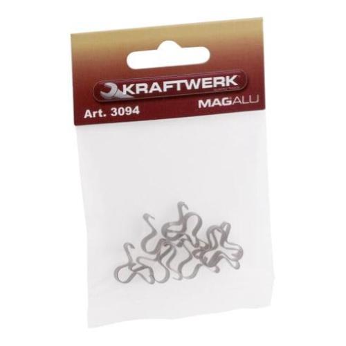 Kraftwerk Tools 3094 10pz- Clips da 1/4" per barra magnetica MAGALU
