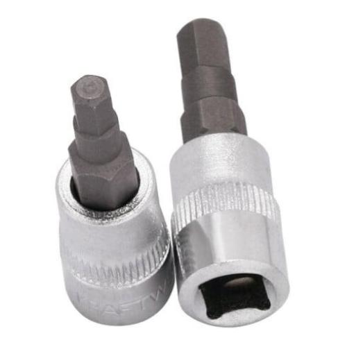 Kraftwerk Tools 106501 1/4'' Chiave a bussola a giravite esagonale 1/8''